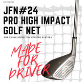JFN #24 3/4" Mesh Nylon Pro High Impact Golf Net, Custom Size