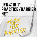 JFN #18 1" Mesh Nylon Golf Practice/Barrier Net, Custom Size