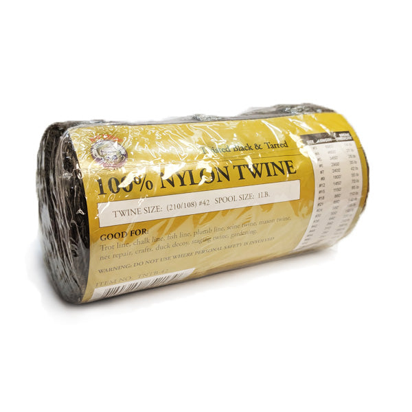 best size twine for making fish nets Nylon Twisted Twine, 1 Lbs. Spool – Just For Nets
