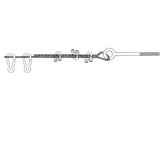 Heavy Duty Indoor/Outdoor Hardware Kit - sliding cable system (Hardware Only)