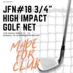 JFN #18 3/4" Mesh Nylon High Impact Golf Net, Custom Size