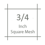 Scrap Net - #18 3/4 Square Mesh Size Nylon Nets for DIY project