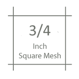Scrap Net - #18 3/4 Square Mesh Size Nylon Nets for DIY project