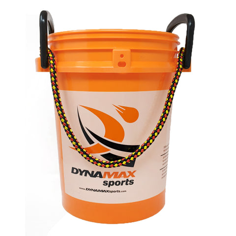 Dynamax Sports 5 Gallon Ball Bucket with Padded Seat Lid – Just For Nets