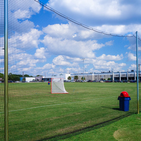 SKYSHALO 12 x 9 ft. Hockey and Lacrosse Goal Backstop in. Black SKYSHALO 12 x 9 ft. Hockey and Lacrosse Goal Backstop in. Black